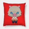 Cute Inosuke Throw Pillow Official Demon Slayer Merch