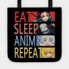 Eat Sleep Anime Repeat Tote Official Demon Slayer Merch