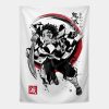 Demon Slayer Sumi E Tapestry Official Demon Slayer Merch