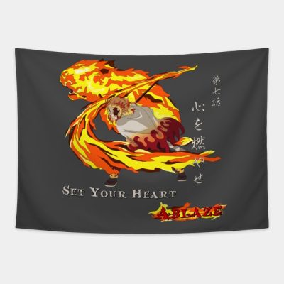 Set Your Heart Ablaze Tapestry Official Demon Slayer Merch