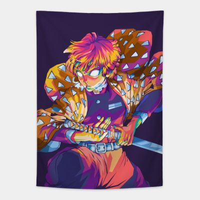 Wpap Zenitsu Demon Slayer Tapestry Official Demon Slayer Merch