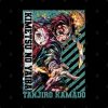 Tanjiro Kamado Demon Slayer Throw Pillow Official Demon Slayer Merch