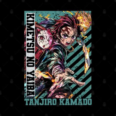 Tanjiro Kamado Demon Slayer Throw Pillow Official Demon Slayer Merch