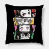 Demon Slayer Characters Throw Pillow Official Demon Slayer Merch