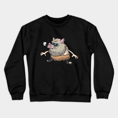 Feral Inosuku Meme Crewneck Sweatshirt Official Demon Slayer Merch