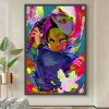 Anime Demon Slayer Art Poster Figure Tanjiro Nezuko Canvas Painting Mural Color Picture Home Kids Bedroom 3 - Demon Slayer Store