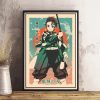 Anime Demon Slayer Canvas Poster Tanjiro Nedouzi Home Wall Art Painting Prints Children s Bedroom Living 1 - Demon Slayer Store