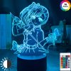 Anime Demon Slayer Tsuyuri Kanawo Figure Led Night Light for Girls Room Decor Nightlight Kimetsu No - Demon Slayer Store