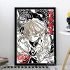 Demon Slayer Red Black Poster Decor Japan Anime Tengen Uzui Inosuke Canvas Painting Wall Art Comics - Demon Slayer Store