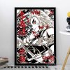 Demon Slayer Red Black Poster Decor Japan Anime Tengen Uzui Inosuke Canvas Painting Wall Art Comics 2 - Demon Slayer Store