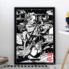 Demon Slayer Red Black Poster Decor Japan Anime Tengen Uzui Inosuke Canvas Painting Wall Art Comics 4 - Demon Slayer Store