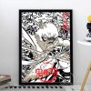 Demon Slayer Red Black Poster Decor Japan Anime Tengen Uzui Inosuke Canvas Painting Wall Art Comics 5 - Demon Slayer Store