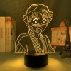 Kimetsu No Yaiba Anime Led Lamp Zenitsu Agatsuma for Room Decoration Table Lamp Bedside Manga Demon - Demon Slayer Store