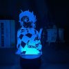 Kimetsu No Yaiba Tanjiro Kamado Figure 3d Night Lamp for Child Bedroom Decor Nightlight Kids Led - Demon Slayer Store