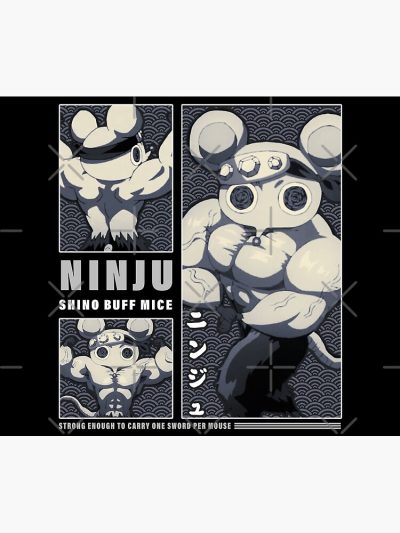 Ninju Shino Buff Mice ニンジュ | Demon Slayer Kimetsu No Yaiba Tapestry Official Demon Slayer Merch