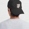 Japanese Kitsune Mask And Sakura Flower Cap Official Demon Slayer Merch