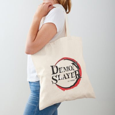 Demon Slayer Logo Tote Bag Official Demon Slayer Merch