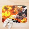 Demon Slayer  Anime Rengokukyojuro Rengoku Demon Slayer Rengoku Flame Bath Mat Official Demon Slayer Merch