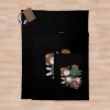 Cute Demon Slayer Throw Blanket Official Demon Slayer Merch