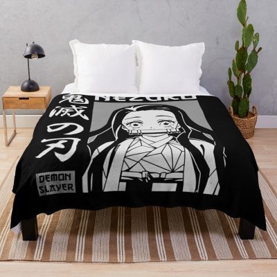 Demon Slayer - Nezuko Kamado Throw Blanket Official Demon Slayer Merch