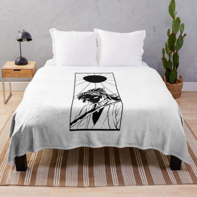 Demon Slayer - Yoriichi Tsugikuni Throw Blanket Official Demon Slayer Merch