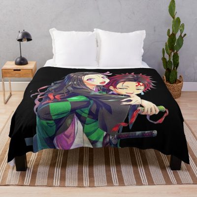 Demon Slayer Throw Blanket Official Demon Slayer Merch