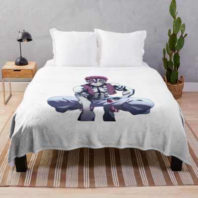 Demon Slayer Akaza Throw Blanket Official Demon Slayer Merch