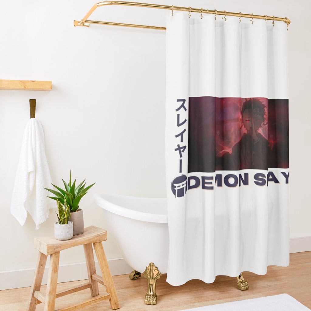 Demon Slayer (Kimetsu No Yaiba) Shower Curtain Official Demon Slayer Merch