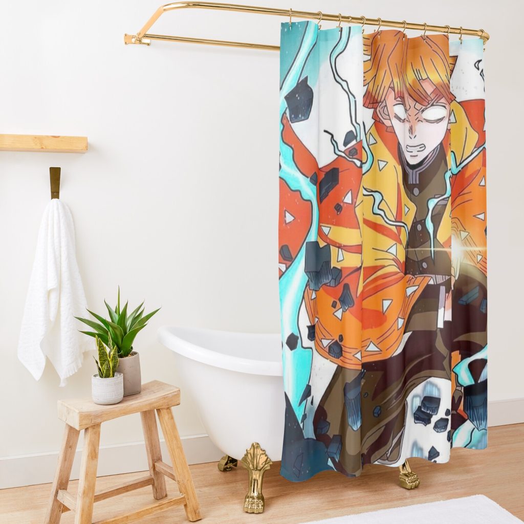 Beast Zenu Shower Curtain Official Demon Slayer Merch