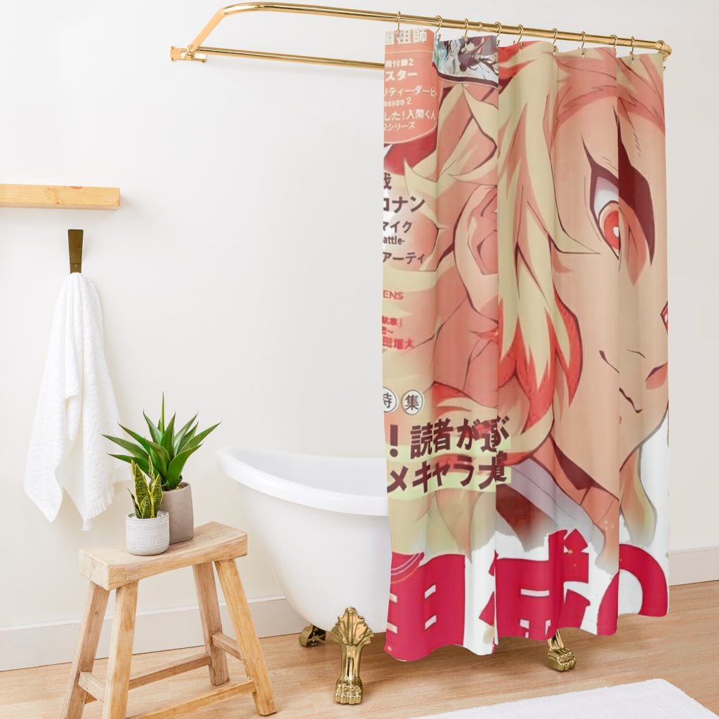 Ryon Cover Shower Curtain Official Demon Slayer Merch