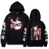 Anime Demon Slayer Hoodies Kamado Nezuko Kimetsu No Yaiba Streetwear Sweatshirts Hoodie Oversized Cozy Tops Pullovers - Demon Slayer Store