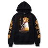 Anime Demon Slayer Hoodies Kamado Nezuko Kimetsu No Yaiba Streetwear Sweatshirts Hoodie Oversized Cozy Tops Pullovers 18 - Demon Slayer Store