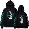 Anime Demon Slayer Hoodies Kamado Nezuko Kimetsu No Yaiba Streetwear Sweatshirts Hoodie Oversized Cozy Tops Pullovers 7 - Demon Slayer Store