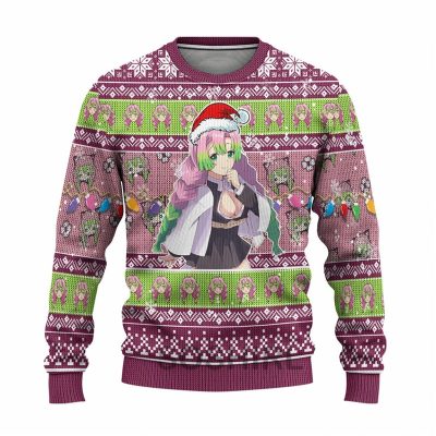 Demon Slayer Anime Ugly Christmas Sweater Kawaii Xmas Sweatshirt Harajuku Hoodie Funny 3d Fashion Pullovers Hip 16 - Demon Slayer Store