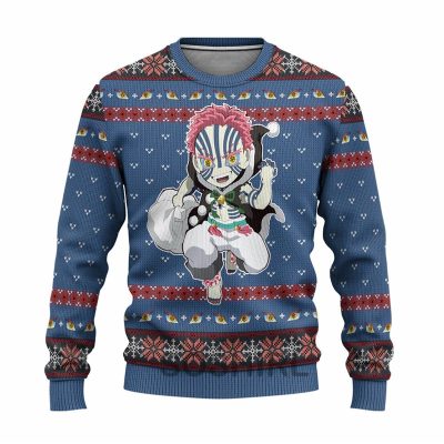 Demon Slayer Anime Ugly Christmas Sweater Kawaii Xmas Sweatshirt Harajuku Hoodie Funny 3d Fashion Pullovers Hip 20 - Demon Slayer Store