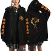 Demon Slayer Zipper Sweatshirts Zip Up Hoodie Anime Hoodies Unisex Hip Hop Streetwear Nezuko Kamado Graphic 19 - Demon Slayer Store