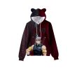 Hoodies Demon Slayer Anime Kimetsu No Yaiba 3D Print Kawaii Cat Ears Hat Sweatshirts Men Women - Demon Slayer Store