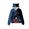 Hoodies Demon Slayer Anime Kimetsu No Yaiba 3D Print Kawaii Cat Ears Hat Sweatshirts Men Women 2 - Demon Slayer Store