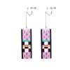 Hot Anime Earrings for Demon Slayer Tanjiro Nezuko Cosplay Props Jewelry Accessores Double sided Acrylic Charm 14 - Demon Slayer Store