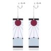 Hot Anime Earrings for Demon Slayer Tanjiro Nezuko Cosplay Props Jewelry Accessores Double sided Acrylic Charm 2 - Demon Slayer Store