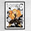 Japan Movie Anime Posters Demon Slayer Tanjirou Inosuke comics kids bedroom Painting Home Decor canvas painting 1 - Demon Slayer Store