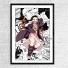 Japan Movie Anime Posters Demon Slayer Tanjirou Inosuke comics kids bedroom Painting Home Decor canvas painting 3 - Demon Slayer Store