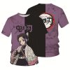 New Demon Slayer T Shirts Anime Kimetsu No Yaiba 3D Print Streetwear Men Women Fashion Oversized 11 - Demon Slayer Store