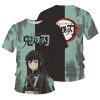 New Demon Slayer T Shirts Anime Kimetsu No Yaiba 3D Print Streetwear Men Women Fashion Oversized 5 - Demon Slayer Store