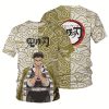 New Demon Slayer T Shirts Anime Kimetsu No Yaiba 3D Print Streetwear Men Women Fashion Oversized 6 - Demon Slayer Store