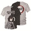 New Demon Slayer T Shirts Anime Kimetsu No Yaiba 3D Print Streetwear Men Women Fashion Oversized 7 - Demon Slayer Store