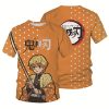 New Demon Slayer T Shirts Anime Kimetsu No Yaiba 3D Print Streetwear Men Women Fashion Oversized 8 - Demon Slayer Store