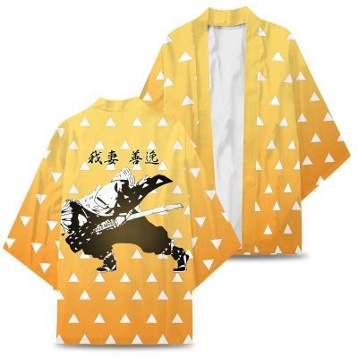 kimetso no yaiba zenitsu kimono 956592 - Demon Slayer Store