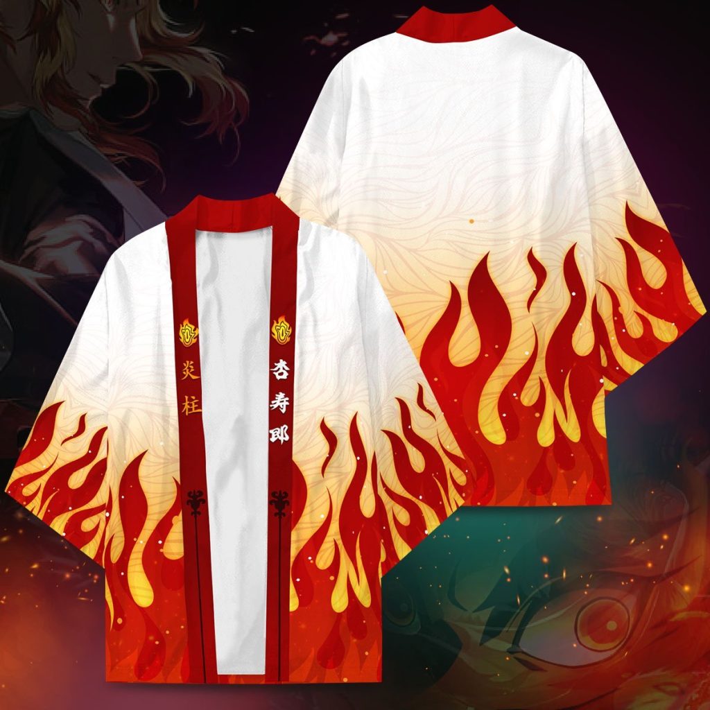 kyojuro fire kimono 365742 - Demon Slayer Store