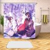 Anime Demon Slayer 3D Printed Shower Curtains Bath Products Bathroom Decor with Hooks Waterproof 05 10 - Demon Slayer Store